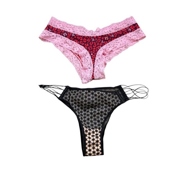 Two Pairs Ladies Victoria’s Secret Panties Size Medium - Picture 2 of 11